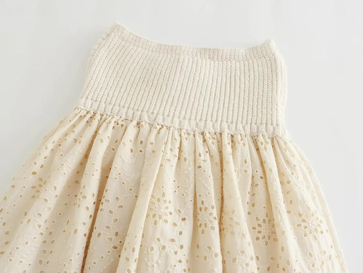2023 Summer Women's Fashion Embroidered Knit Dress LT2375