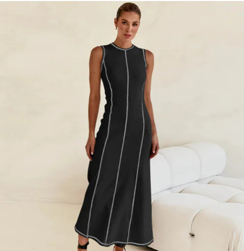 Sleeveless Midi Knit Dress Tanzania (One Piece)