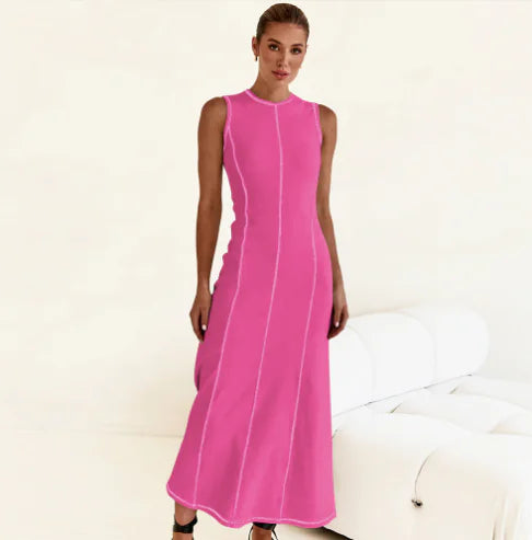 Sleeveless Midi Knit Dress Tanzania (One Piece)
