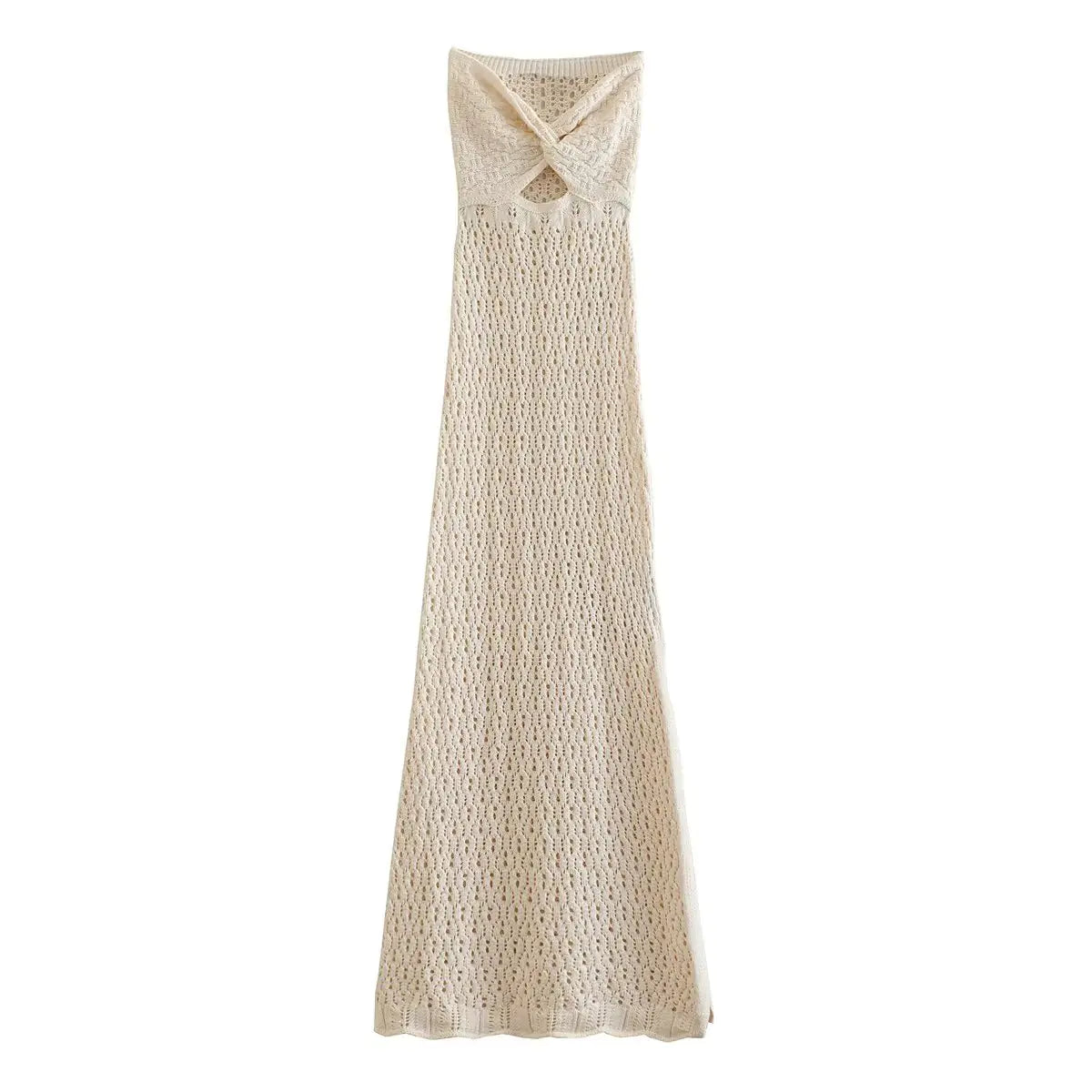 2023 Summer Women's Open-Design Knit Dress