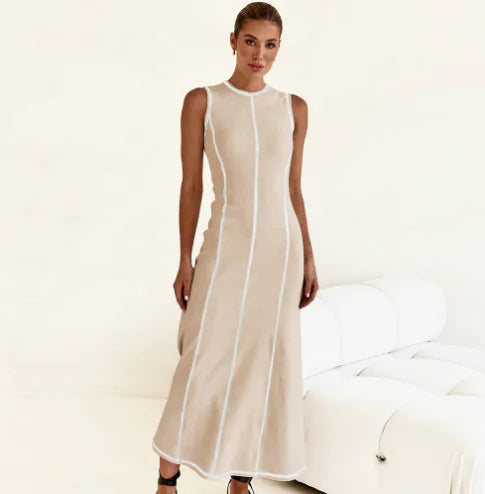 Sleeveless Midi Knit Dress Tanzania (One Piece)