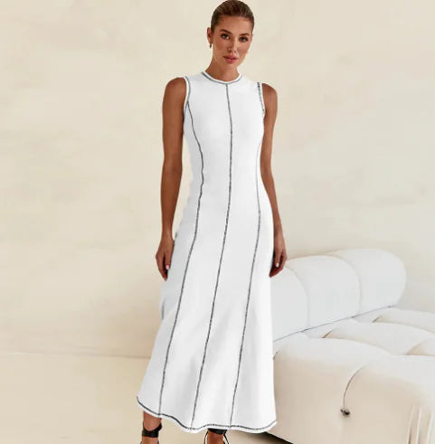Sleeveless Midi Knit Dress Tanzania (One Piece)